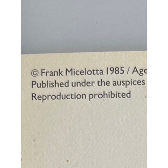 Vintage NOS Boris Becker Screaming Tennis Postcard Frank Micelotta 1985 Unused - Picture 4 of 6